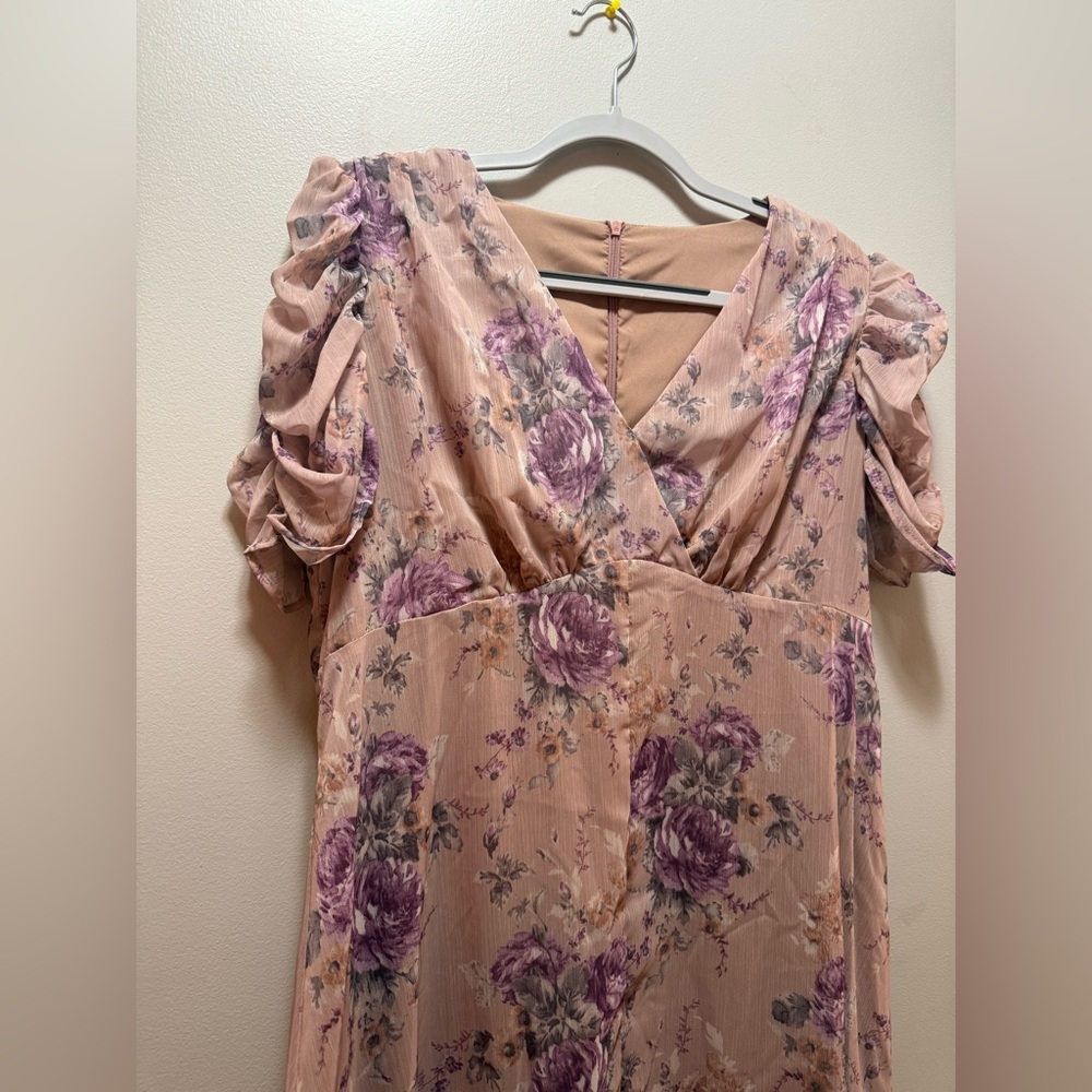 Floral Pink Dress - Picture 3 of 5